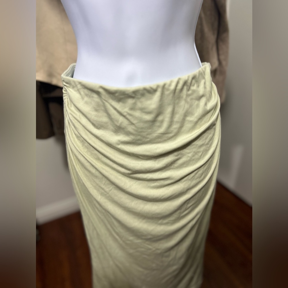OGL Eco-SkinKiss®2.0 Ruched Side Mermaid Midi Skirt - Picture 3 of 9